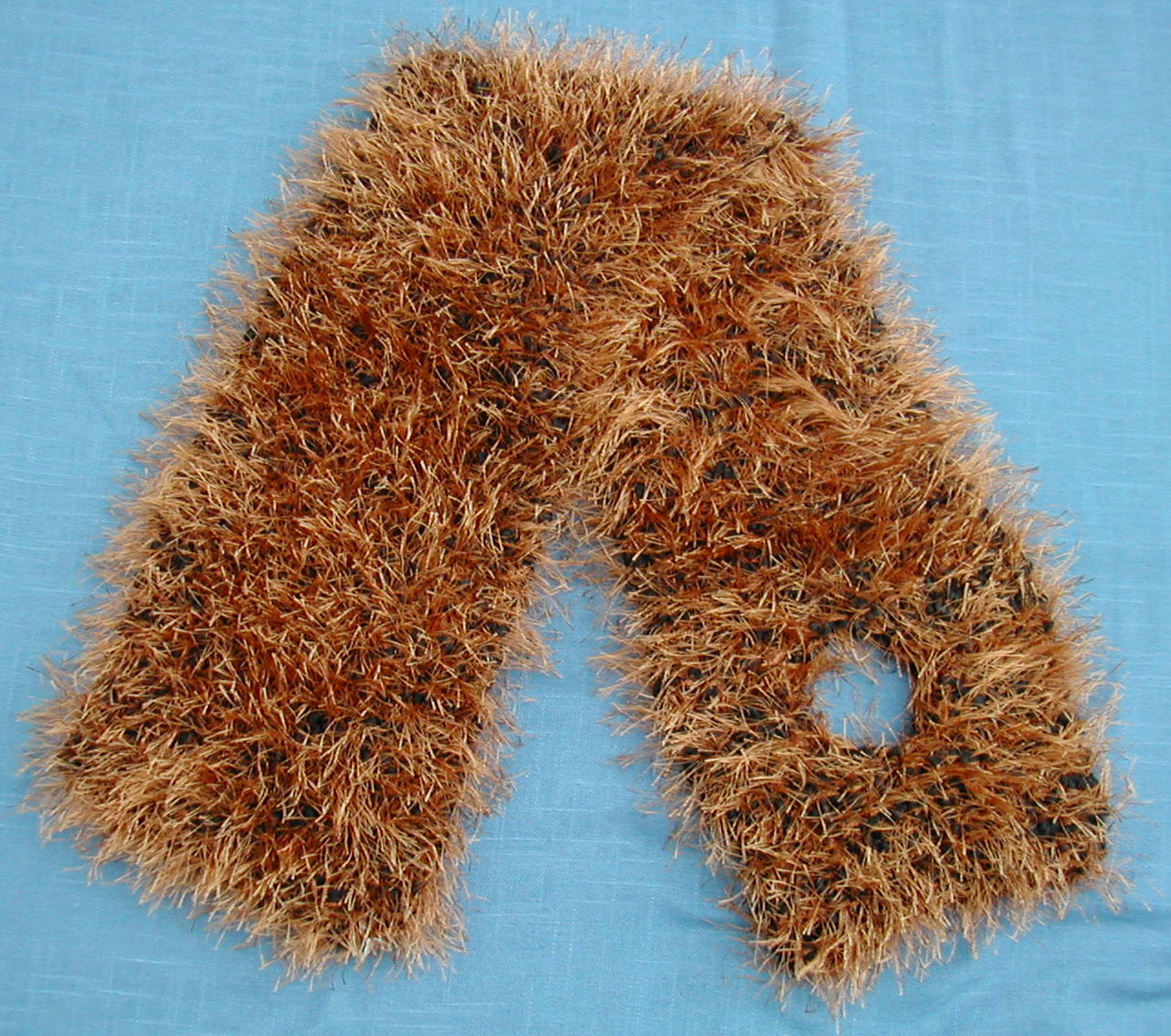 Copper and Black Scarf